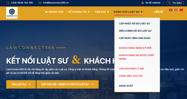 Dành cho luật sư