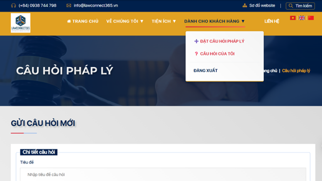 Dành cho khách hàng